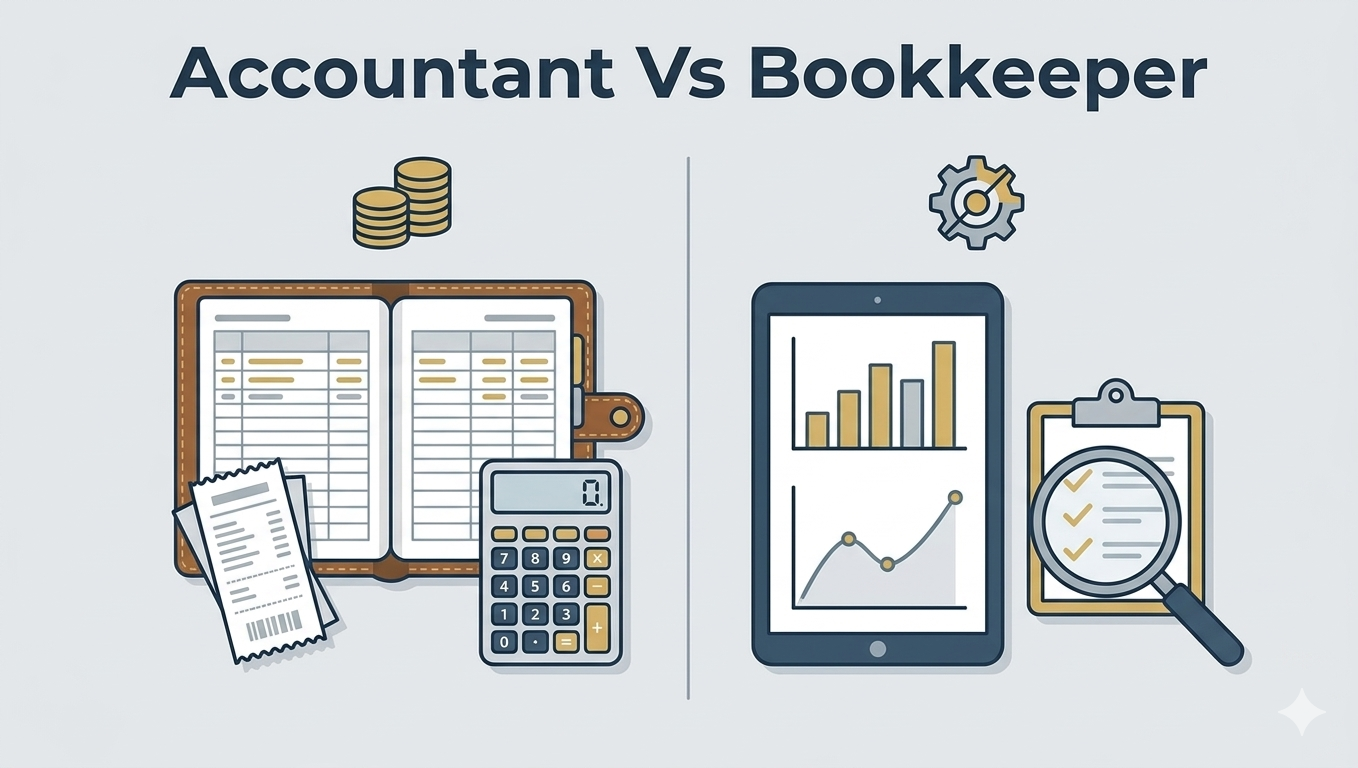 Difference Between Accountant and Bookkeeper